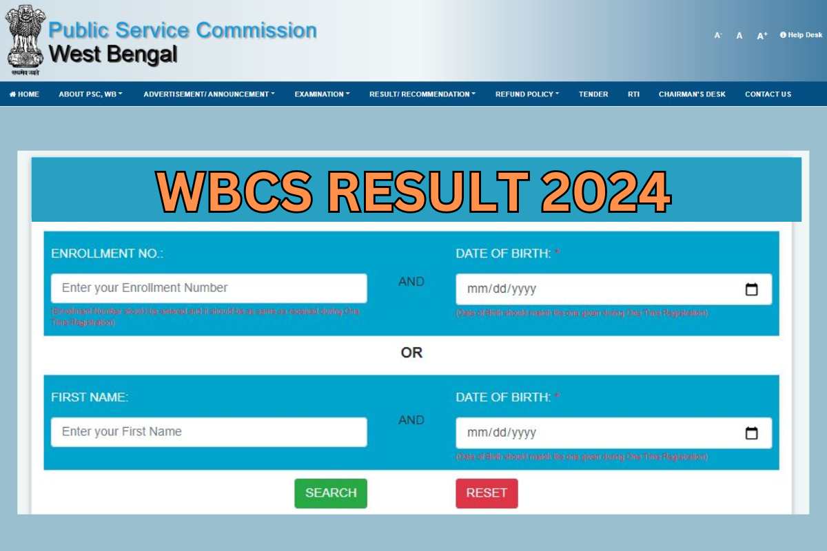 Wbcs Result West Bengal Civil Service Cut Off Marks Merit List