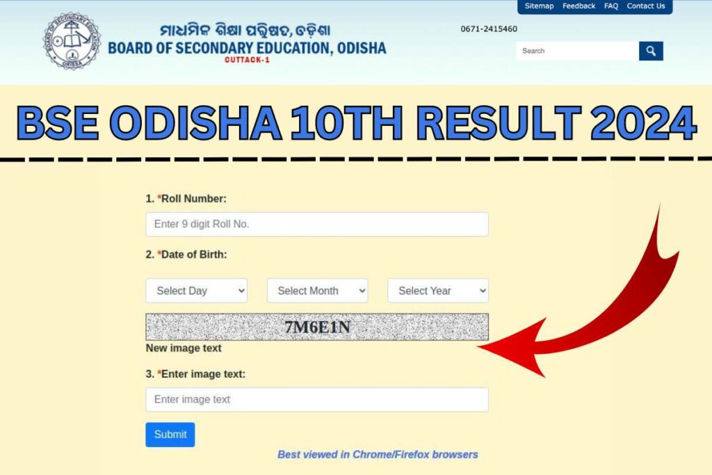 BSE Odisha 10th Result 2024