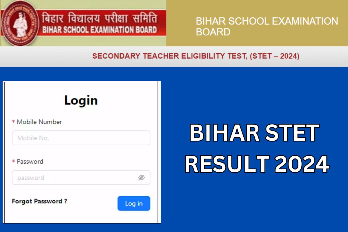 Bihar STET Result 2024, Cut Off Marks, Merit List @ www.bsebstet2024.com