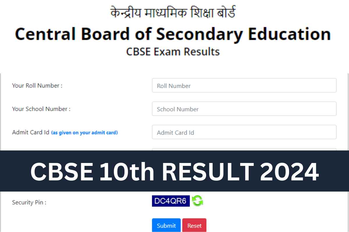 CBSE 10th Result 2024, cbse.nic.in Matric Marksheet & Results Date