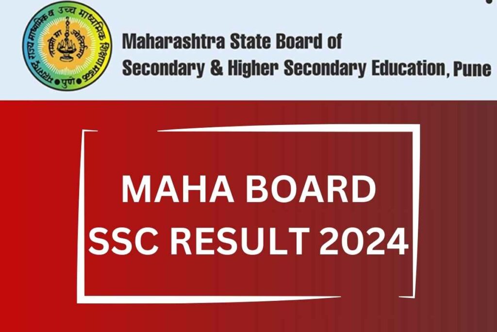 Maha Board SSC Result 2024, MSBSHSE 10th Marksheet