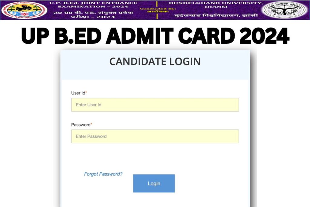 UP B.Ed Admit Card 2024